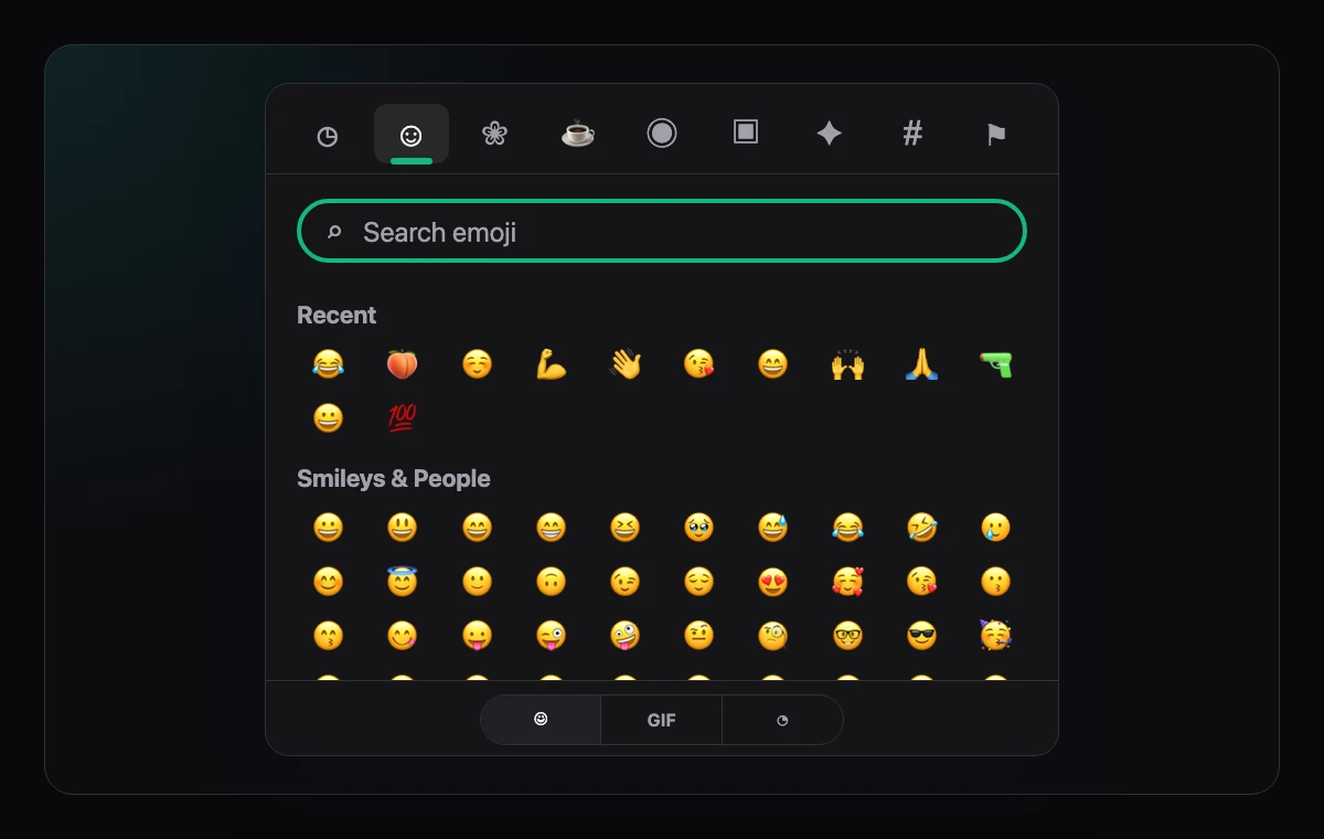 Emoji preview