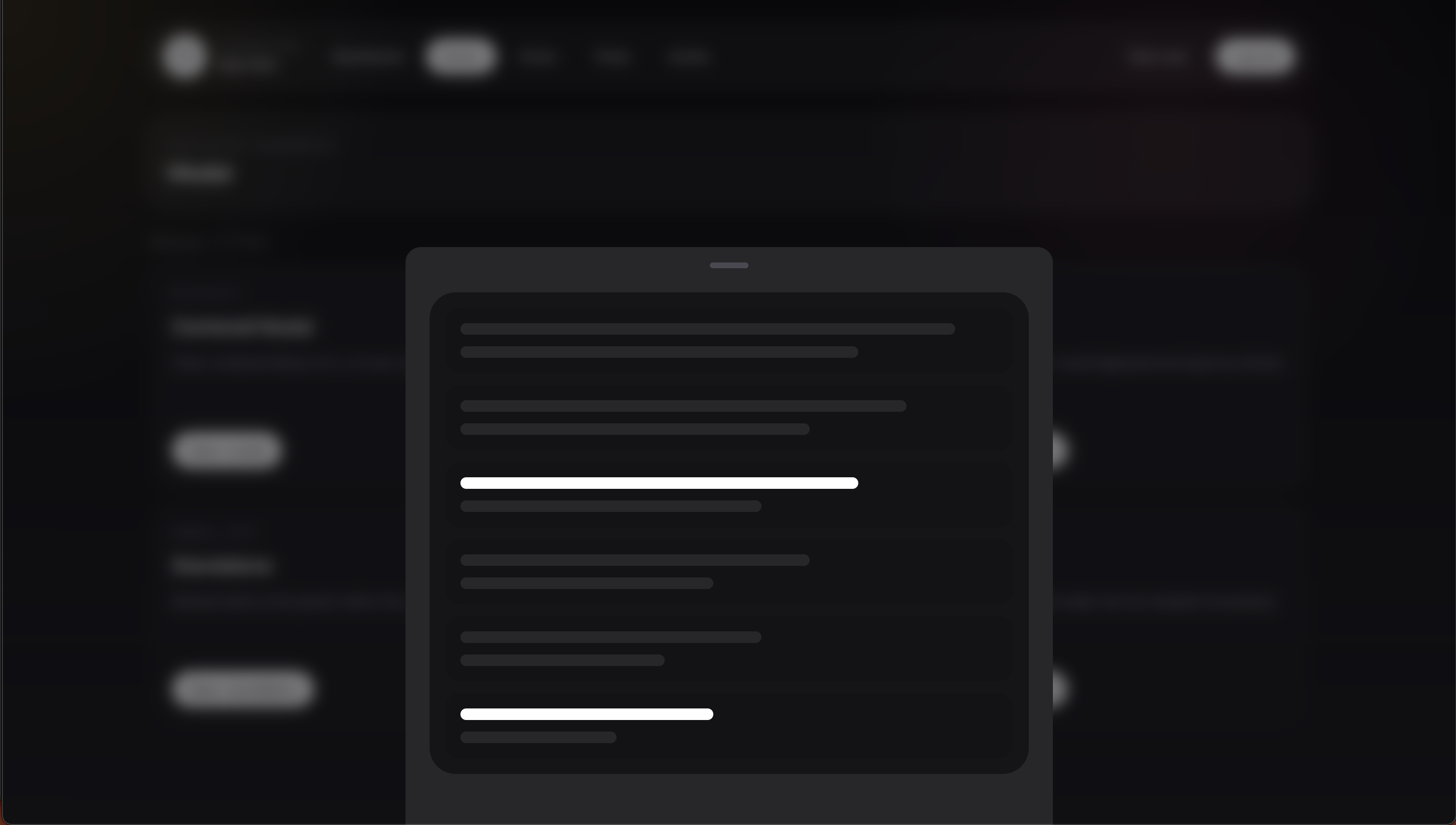 Bottom sheet screenshot