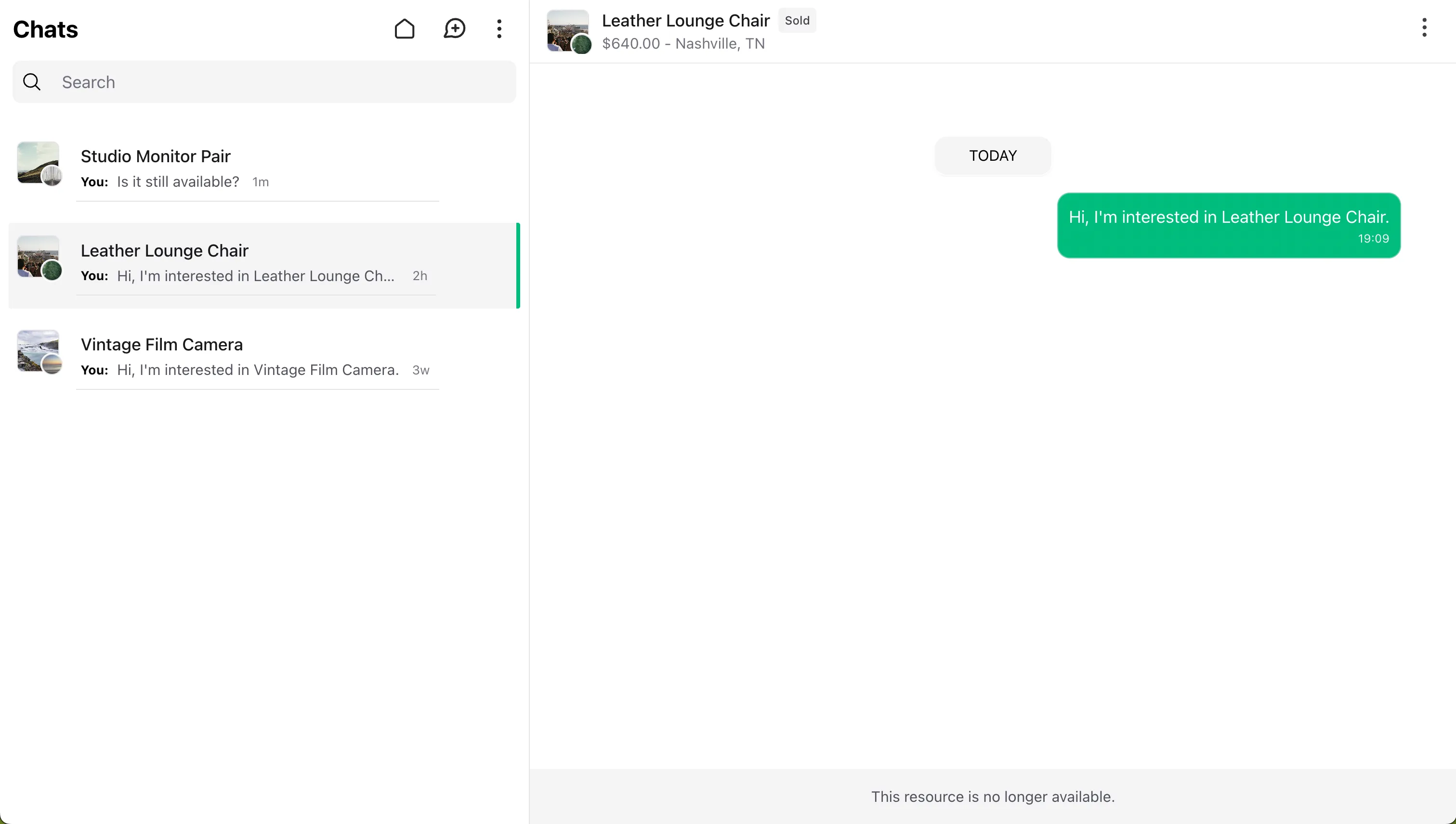 Wirechat unavailable conversation context state